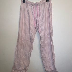 Pink and white vs pajama pants